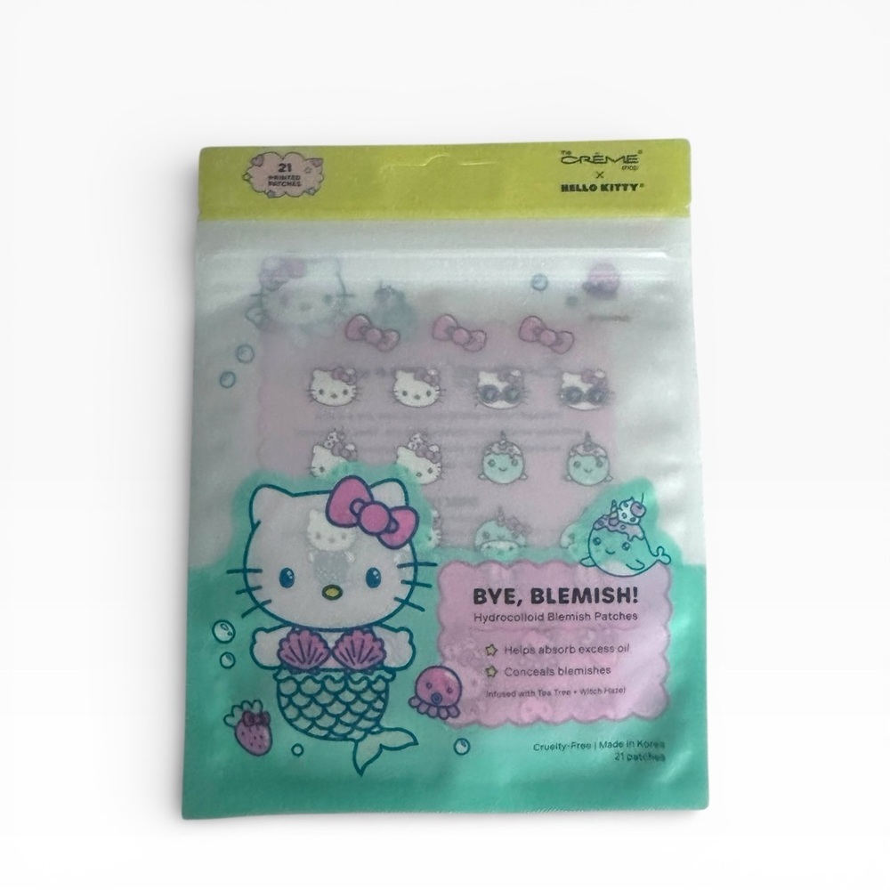 The Creme Shop x Hello Kitty Mermaid Hydrocolloid Blemish Patches - 2 Pack